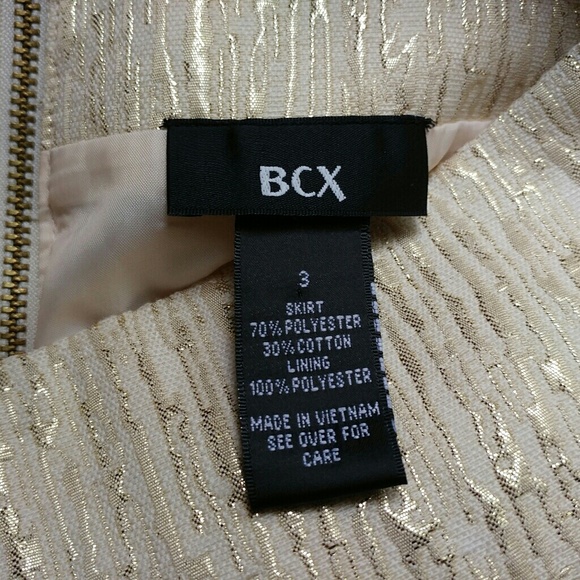 BCX Cream with Gold accent skirt - Picture 3 of 4